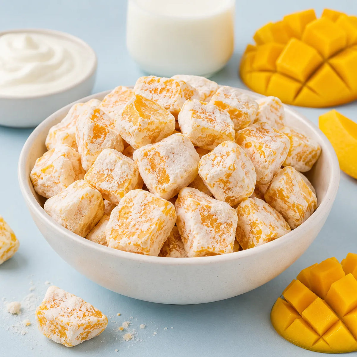 Freeze Dried Mango with Yogurt and Milk Powder for Kids 12 Months Plus – Miveeh